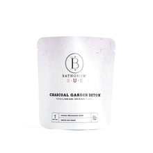 Load image into Gallery viewer, Charcoal Garden Detox Crush Bath Soak 120g: 120g