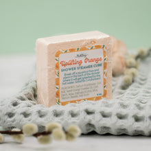 Load image into Gallery viewer, UPLIFTING ORANGE SHOWER STEAMER CUBE