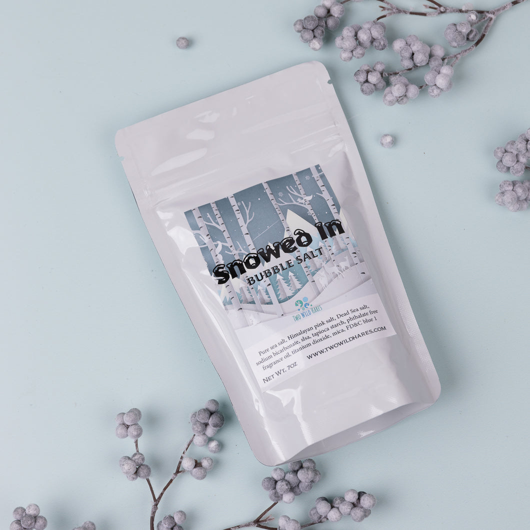 SNOWED IN BUBBLE SALT