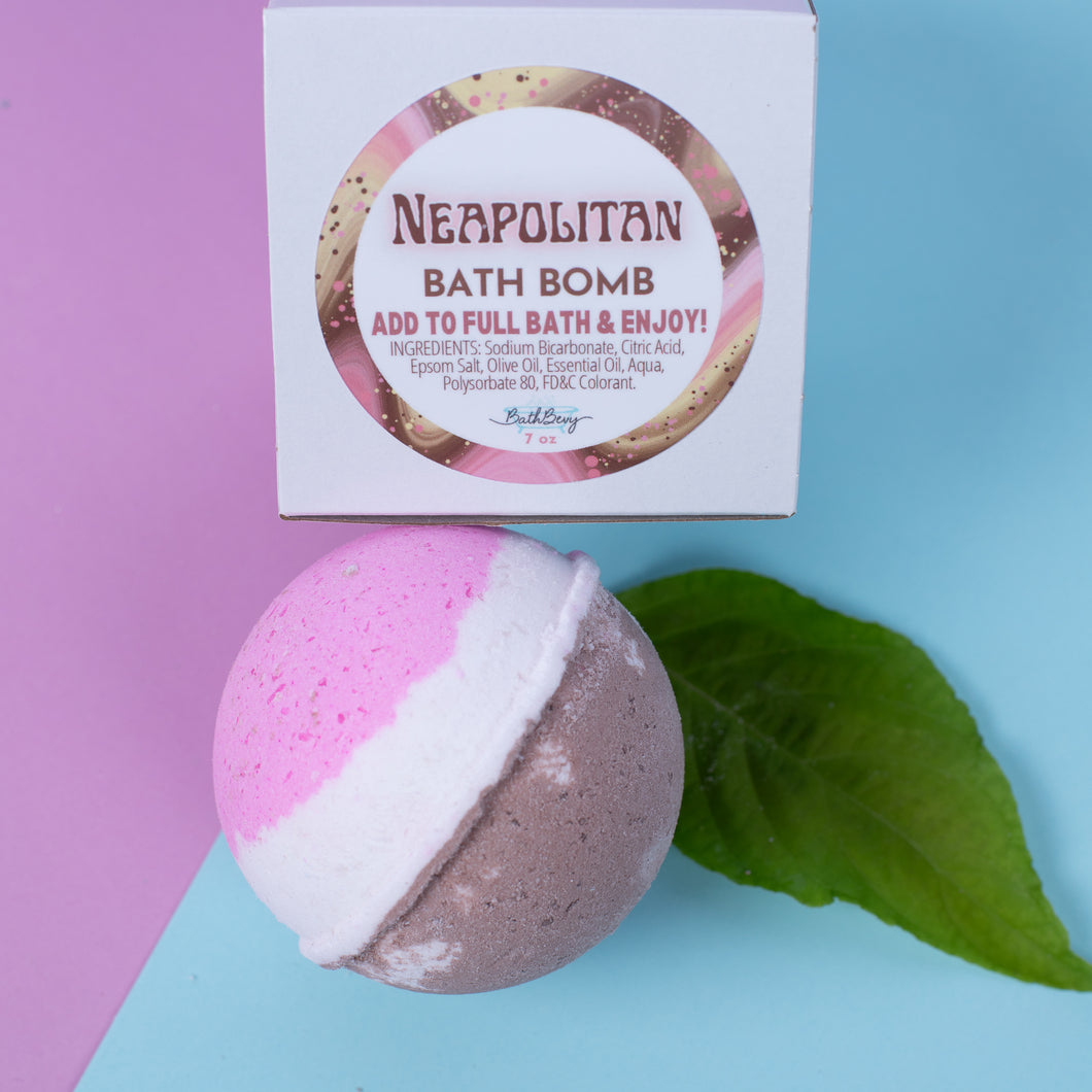 NEAPOLITAN BATH BOMB