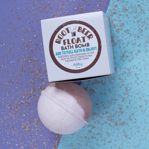 ROOT BEER FLOAT BATH BOMB