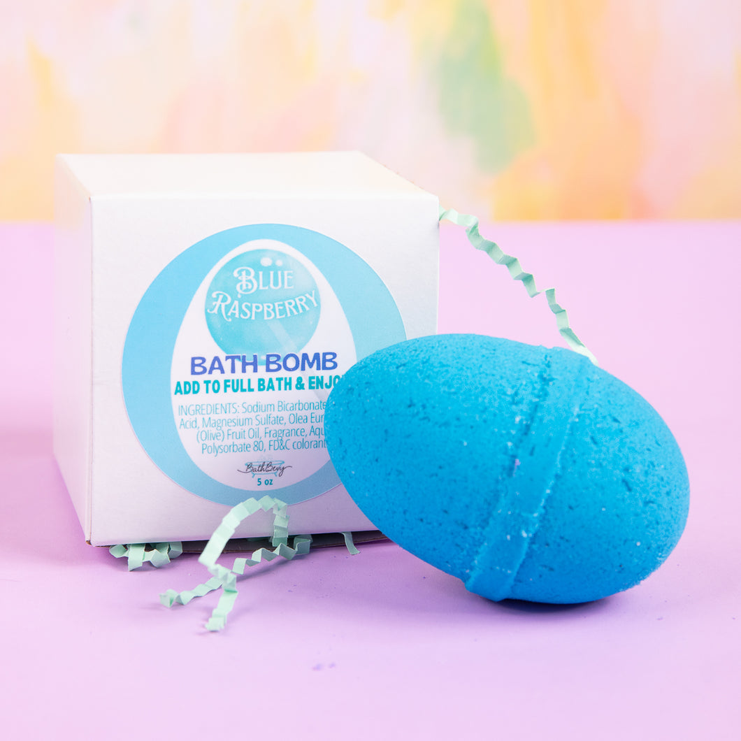 BLUE RASPBERRY BATH BOMB