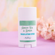 Load image into Gallery viewer, GREEN TEA &amp; LEMON SOLID LOTION STICK