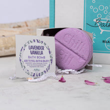 Load image into Gallery viewer, LAVENDER VANILLA BATH BOMB