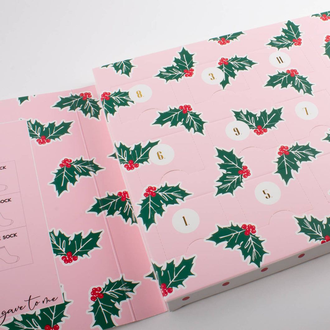 MISTLETOE SOCK ADVENT CALENDAR