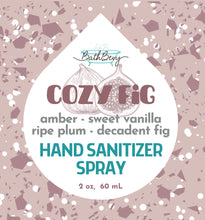 Load image into Gallery viewer, COZY FIG HAND SANITIZER SPRAY