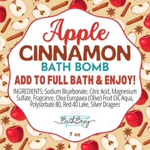 Load image into Gallery viewer, APPLE CINNAMON BATH BOMB