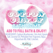 Load image into Gallery viewer, COTTON CANDY BATH BOMB
