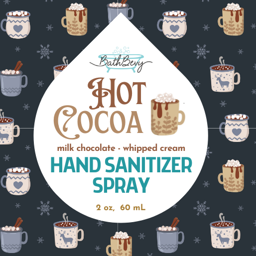 HOT COCOA HAND SANITIZER SPRAY