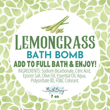 Load image into Gallery viewer, LEMONGRASS BATH BOMB