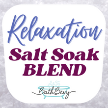 Load image into Gallery viewer, RELAXATION SALT SOAK BLEND