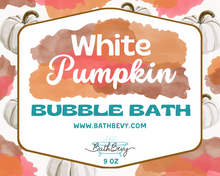 Load image into Gallery viewer, WHITE PUMPKIN BUBBLE BATH